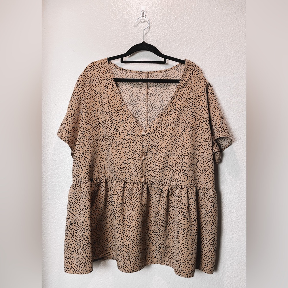 SHEIN Plunge V Neck top